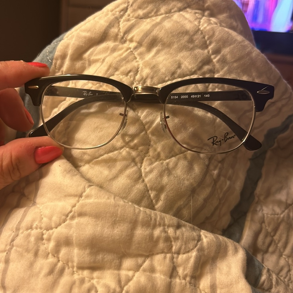 Ray Ban new glasses/frames black/silver